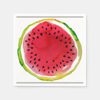 Guardanapo De Papel Watercolor Watermelon Summer