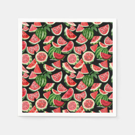 Guardanapo De Papel Watercolour Watermelon Napkins – Summer Party