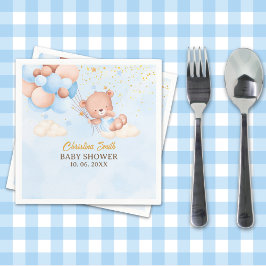 Guardanapo De Papel We Can Bearly Wait , Boy Baby Shower