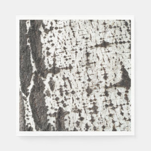 Guardanapo De Papel Weathered birch trunk