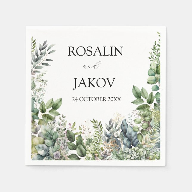 Guardanapo De Papel  Wedding Napkins (Frente)