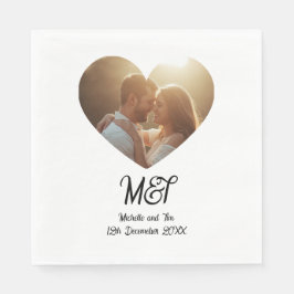 Guardanapo De Papel Wedding or engagement personalised napkins