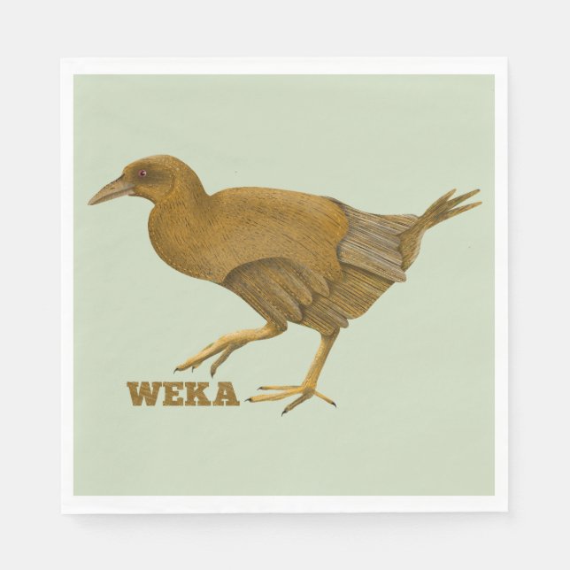 Guardanapo De Papel Weka New Zelândia Bird (Frente)