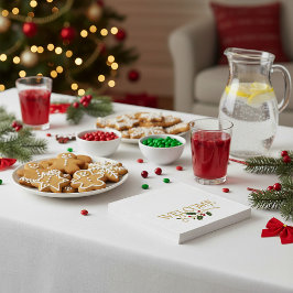 Guardanapo De Papel Welcome holly christmas guest