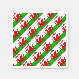 Guardanapo De Papel Welsh Flag Wales