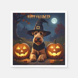 Guardanapo De Papel Welsh Terrier Halloween