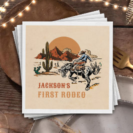Guardanapo De Papel Western Cowboy Rodeo primeiro aniversario Napkins