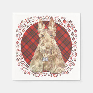 Guardanapo De Papel Wheaten Scottie Tartan