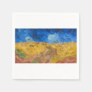 Guardanapo De Papel Wheatfield with Crows by Vincent van Gogh