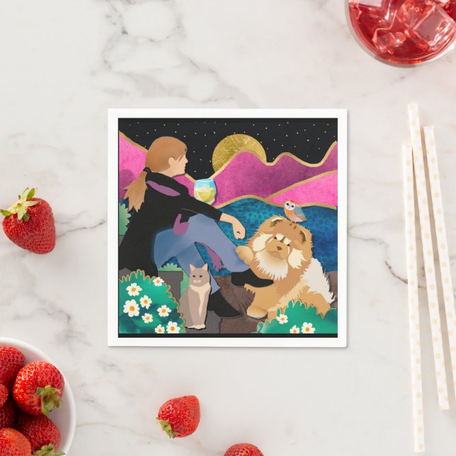 Guardanapo De Papel WHEN WITH ME chow papel napkins (Insitu)