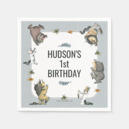 Guardanapo De Papel Where the Wild Things Are Character Birthday