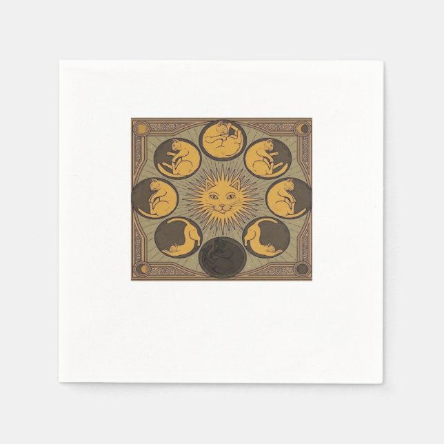 Guardanapo De Papel Whimsigoth Moon Classic (Frente)
