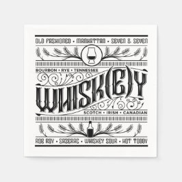 Guardanapo De Papel Whiskey / Whisky Napkin