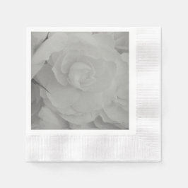 Guardanapo De Papel White Begonia Paper Napkins