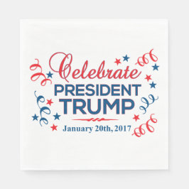 Guardanapo De Papel White Luncheon Paper Napkins Celebra Trump