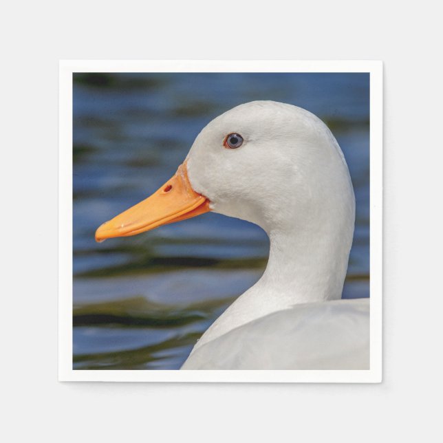 Guardanapo De Papel White Mallard Duck (Frente)