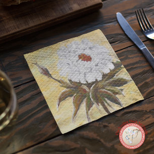 Guardanapo De Papel White Peony