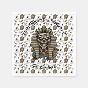 Guardanapo De Papel 🤍 White Pharaoh Mummy Napkins 🎃 👑