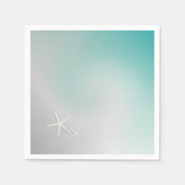 Guardanapo De Papel White Sandy Beach e Star Fish
