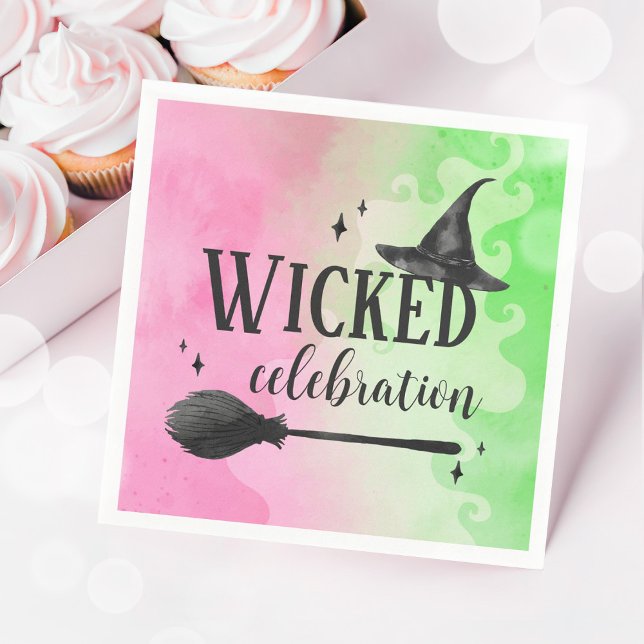 Guardanapo De Papel Wicked Witch Celebration Birthday Paper Napkin (Wicked Witch Party Napkins)