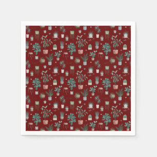 Guardanapo De Papel Wild Cactus Pattern