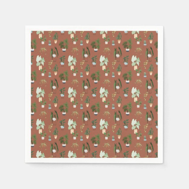 Guardanapo De Papel Wild Cactus Pattern (Frente)
