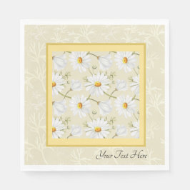 Guardanapo De Papel Wild Daisies Paper Napkin