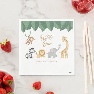 Guardanapo De Papel Wild One First Birthday