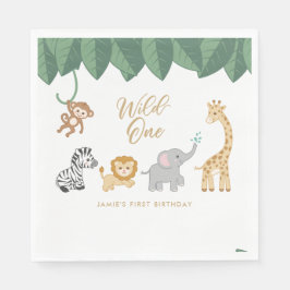 Guardanapo De Papel Wild One First Birthday