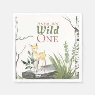 Guardanapo De Papel "Wild One" primeiro aniversario Cóctil Vedante