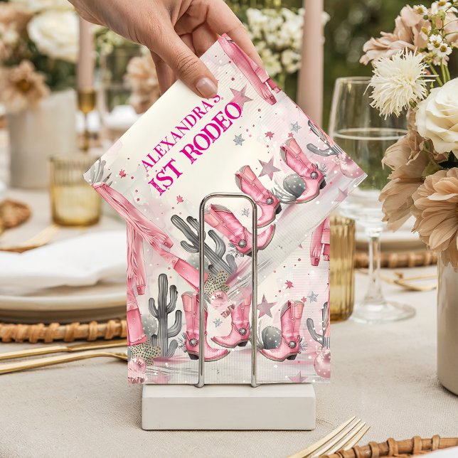 Guardanapo De Papel Wild West 1st Rodeo Birthday (Criador carregado)