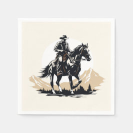 Guardanapo De Papel Wild West Cowboy