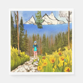 Guardanapo De Papel Wilderness Hike