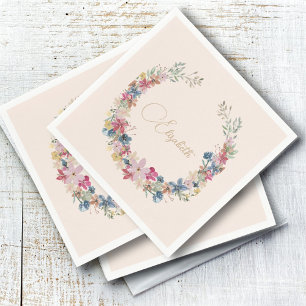 Guardanapo De Papel Wildflower Birthday Elegant