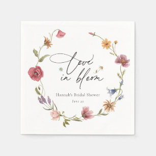 Guardanapo De Papel Wildflower Bloom Chá de panela Napkins