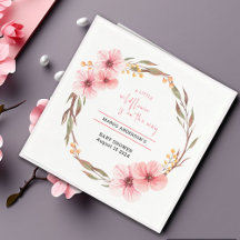 Wildflower Está No Caminho Do Chá de fraldas Rosa