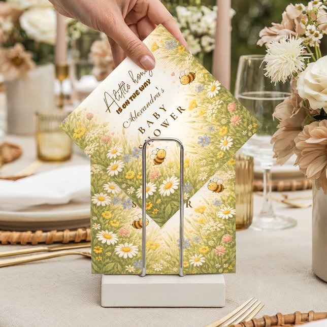 Guardanapo De Papel Wildflower Honey Meadow Baby Shower (Criador carregado)