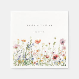 Guardanapo De Papel Wildflower Wedding