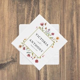 Guardanapo De Papel Wildflower Wedkins