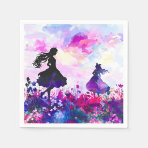 Guardanapo De Papel Wildflower Wonderland Watercolor