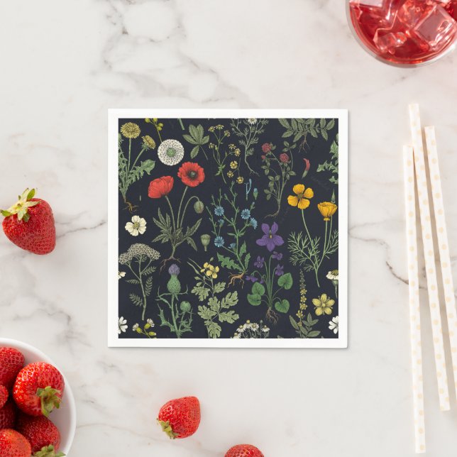 Guardanapo De Papel Wildflowers collage (Insitu)