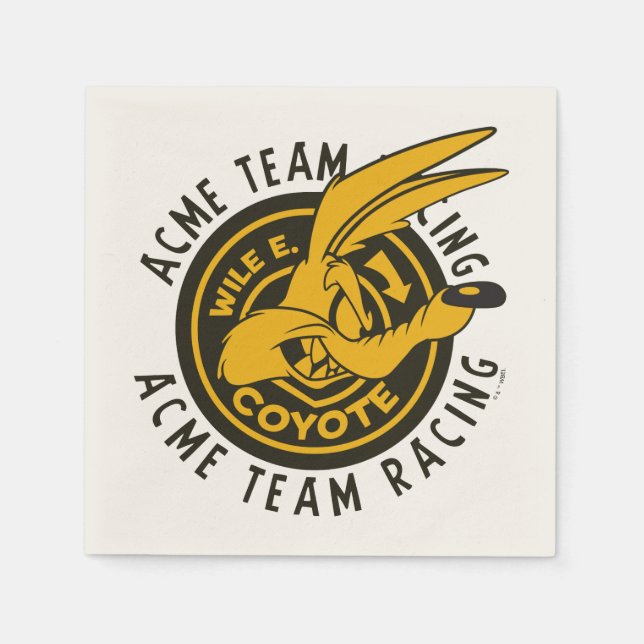 Guardanapo De Papel WILE E. COYOTE™ Acme Team Racing (Frente)