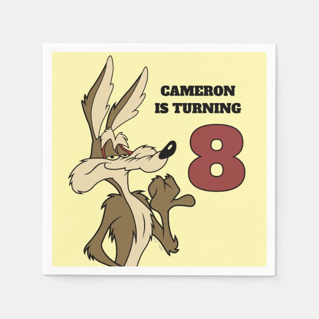 Guardanapo De Papel WILE E. COYOTE™ Looking Proud (Frente)