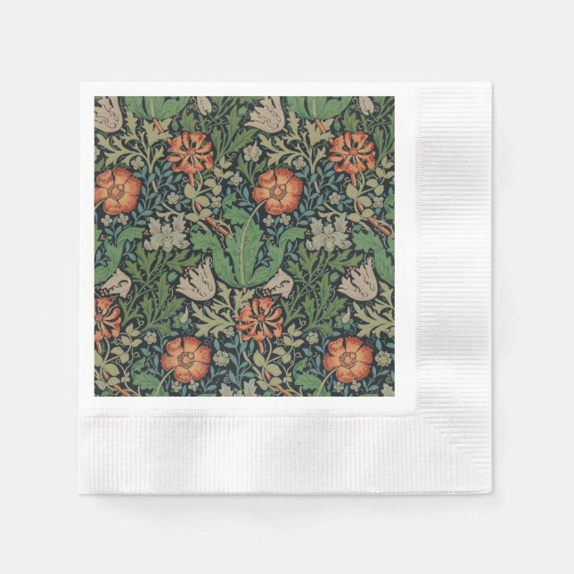 Guardanapo De Papel William Morris Compton Wallpaper Classic (Frente)