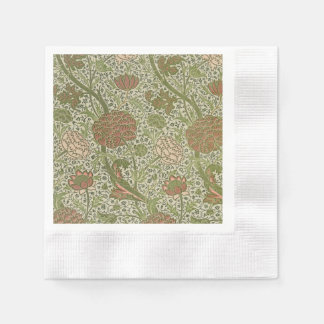 Guardanapo De Papel William Morris Cray Flor de Sage Floral Botânico