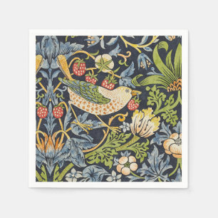 Guardanapo De Papel William Morris - Padrão Floral de Thief de Morango