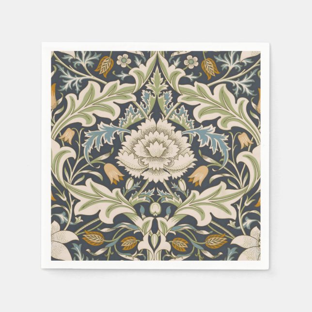 Guardanapo De Papel William Morris Severn Floral Pattern Classic (Frente)