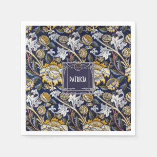 Guardanapo De Papel William Morris Sunflower monograma name