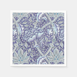 Guardanapo De Papel William Morris Windrush Padrão Floral Azul