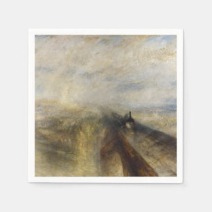 Guardanapo De Papel William Turner - Chuva, Vapor e Velocidade